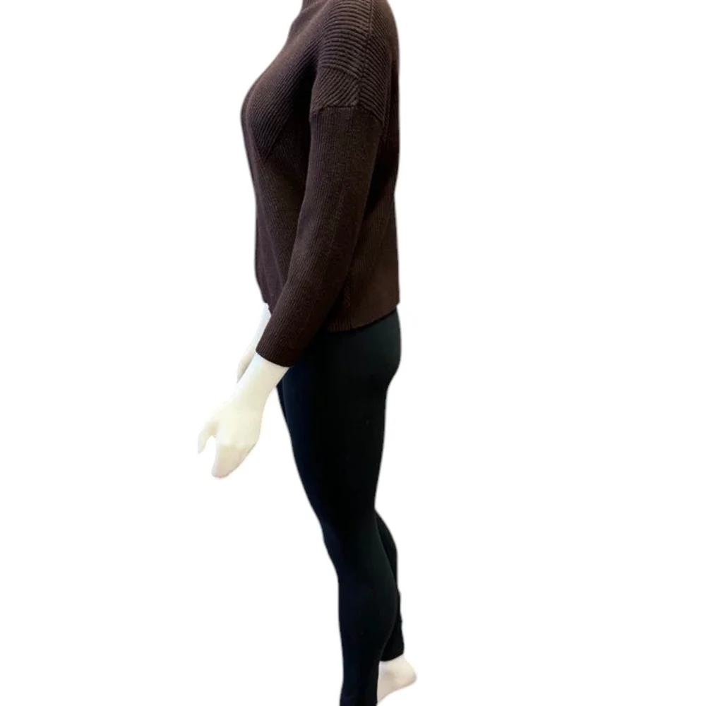 Astrid Knit Long Sleeve Brown Size Small - Picture 3 of 9